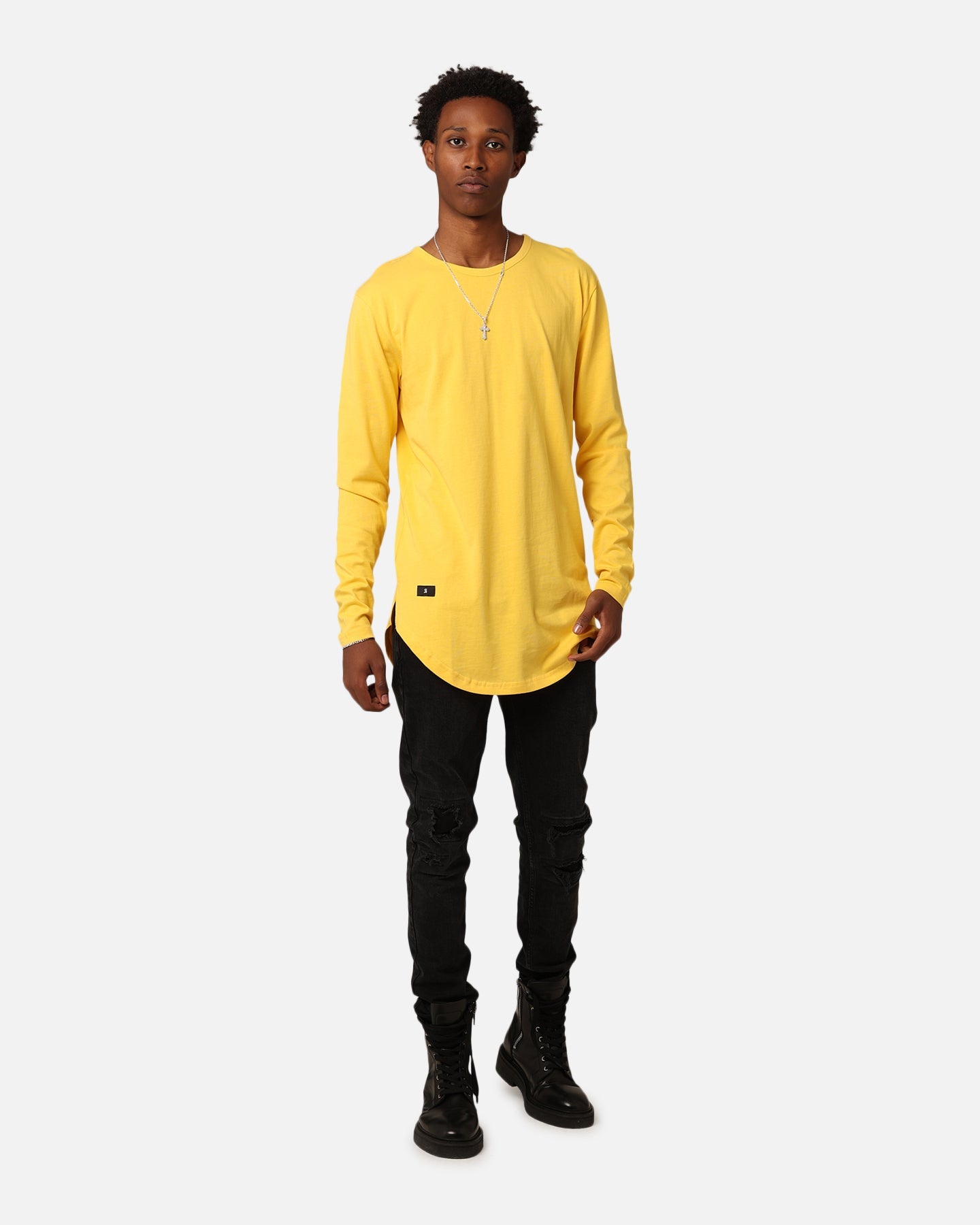 Saint Morta Tiger Gang El Duplo Long Sleeve T-Shirt Yellow