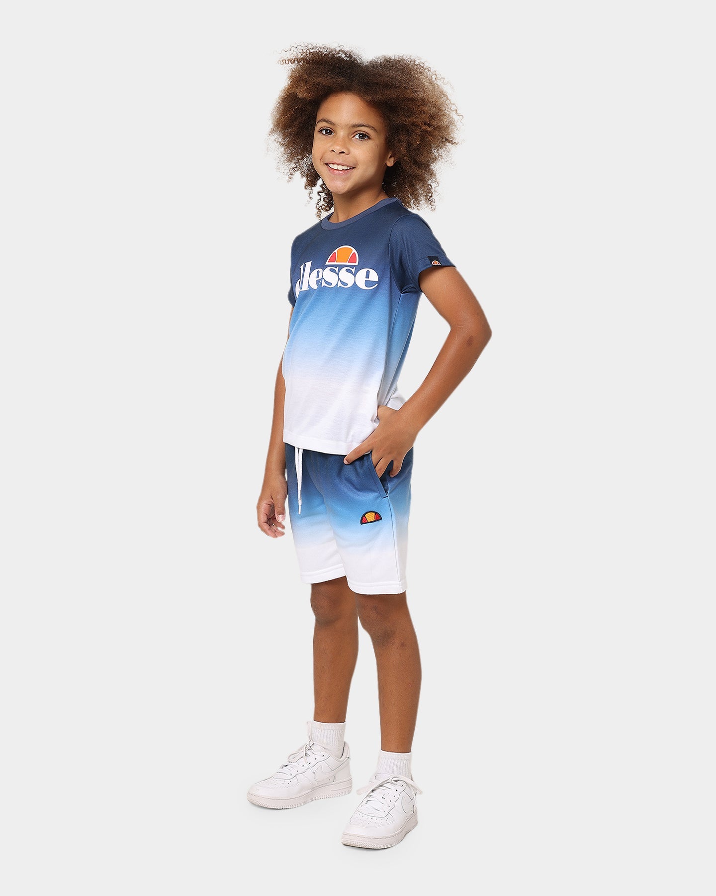 Ellesse Kids' Malia Fade T-Shirt Blue