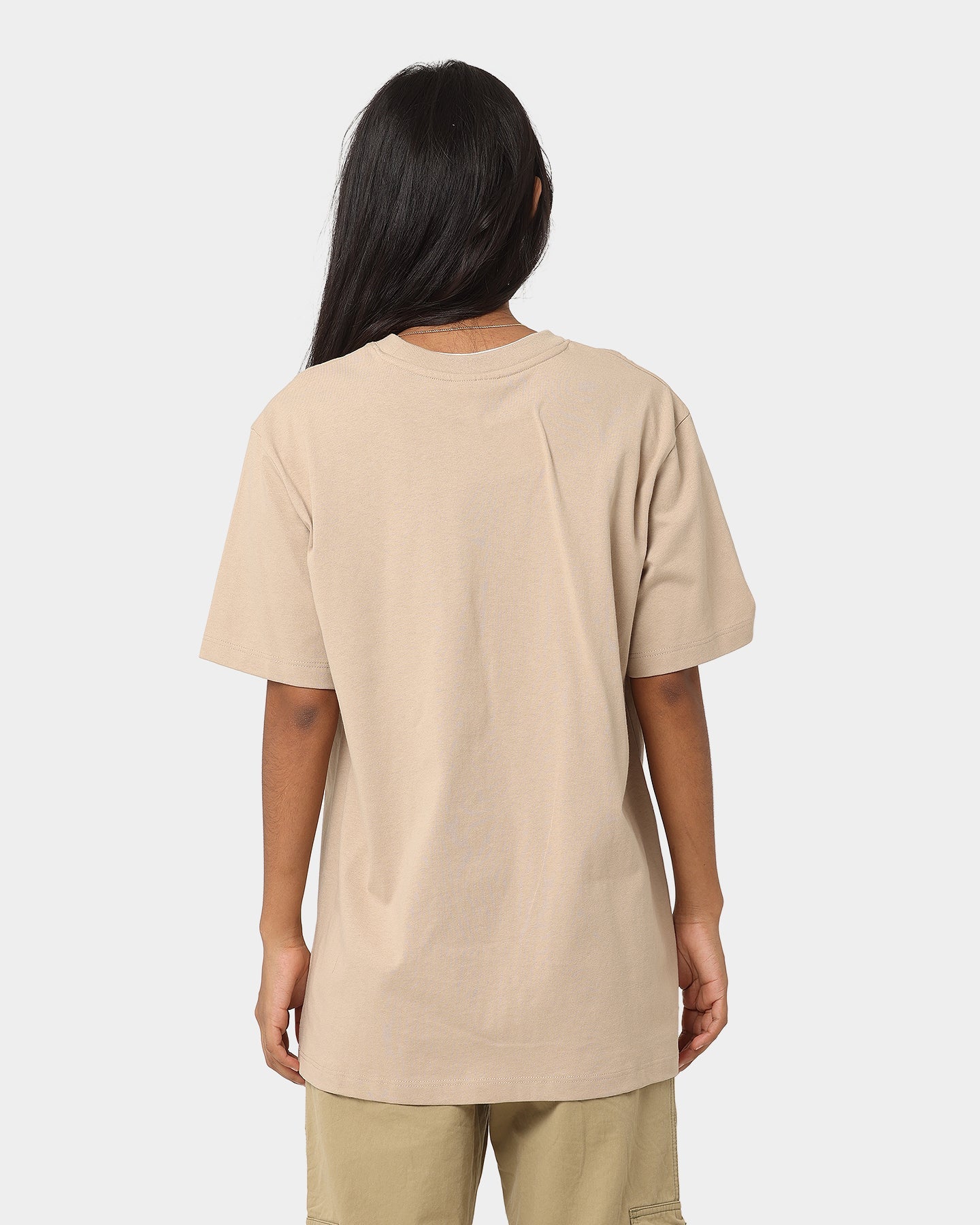 Champion Women's Heritage Double Collar T-Shirt Cafe Latte