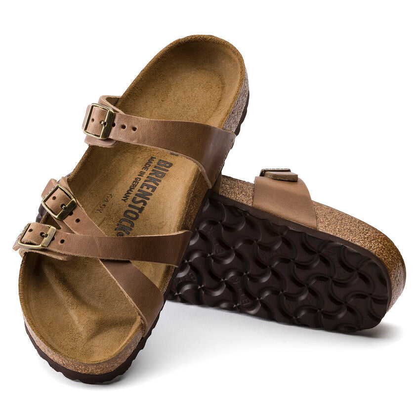 Birkenstock Franca Oiled Leather Sandals Women's