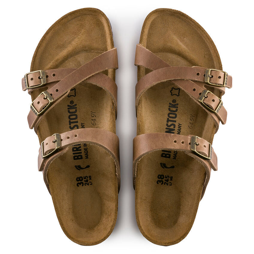 Birkenstock Franca Oiled Leather Sandals Women's