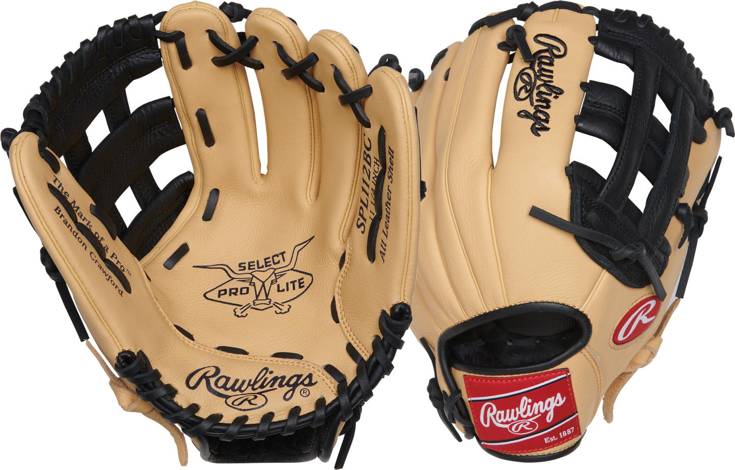 Rawlings Youth Select Pro Lite Series Baseball Glove - B. Crawford