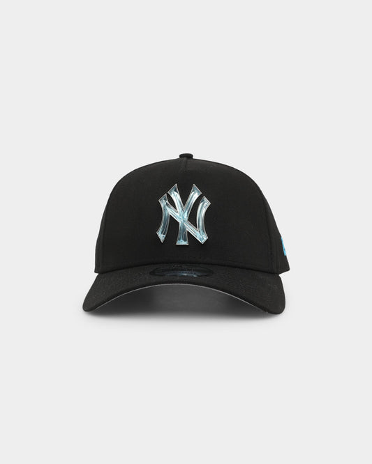 New Era New York Yankees 'Crystal Badge' 9FORTY A-Frame Snapback Black/Blue