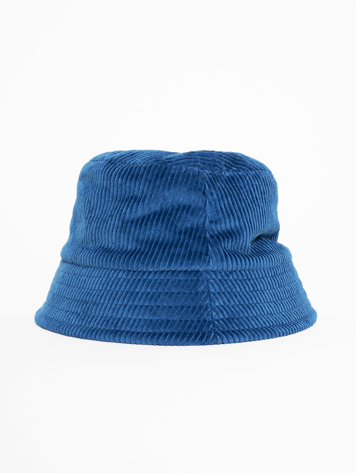 Cappello Bucket in Velluto Blue Royal Marine