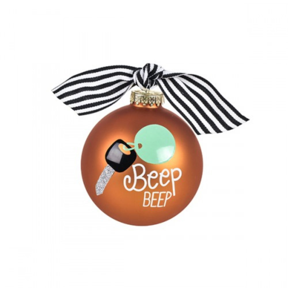 Coton Colors Beep Beep Car Glass Ornament