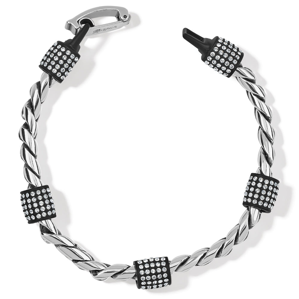 Brighton Meridian Bracelet- Black/Silver