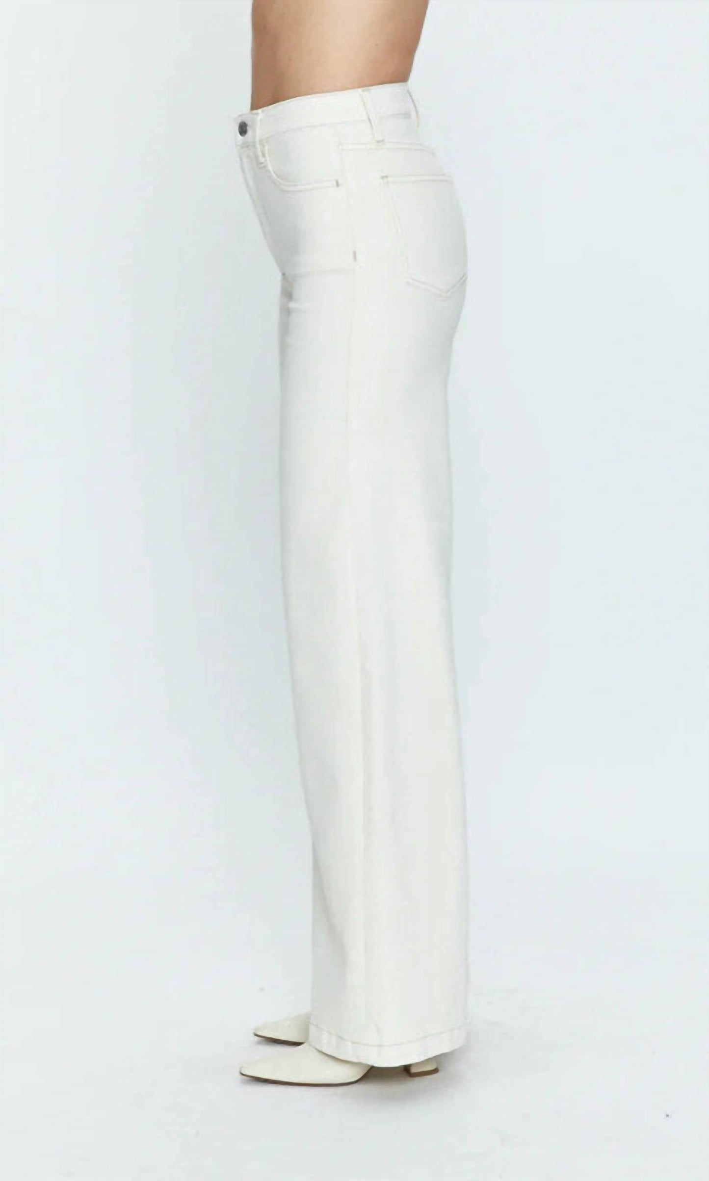 Women's Lana High Rise Ultra Wide Jeans In White