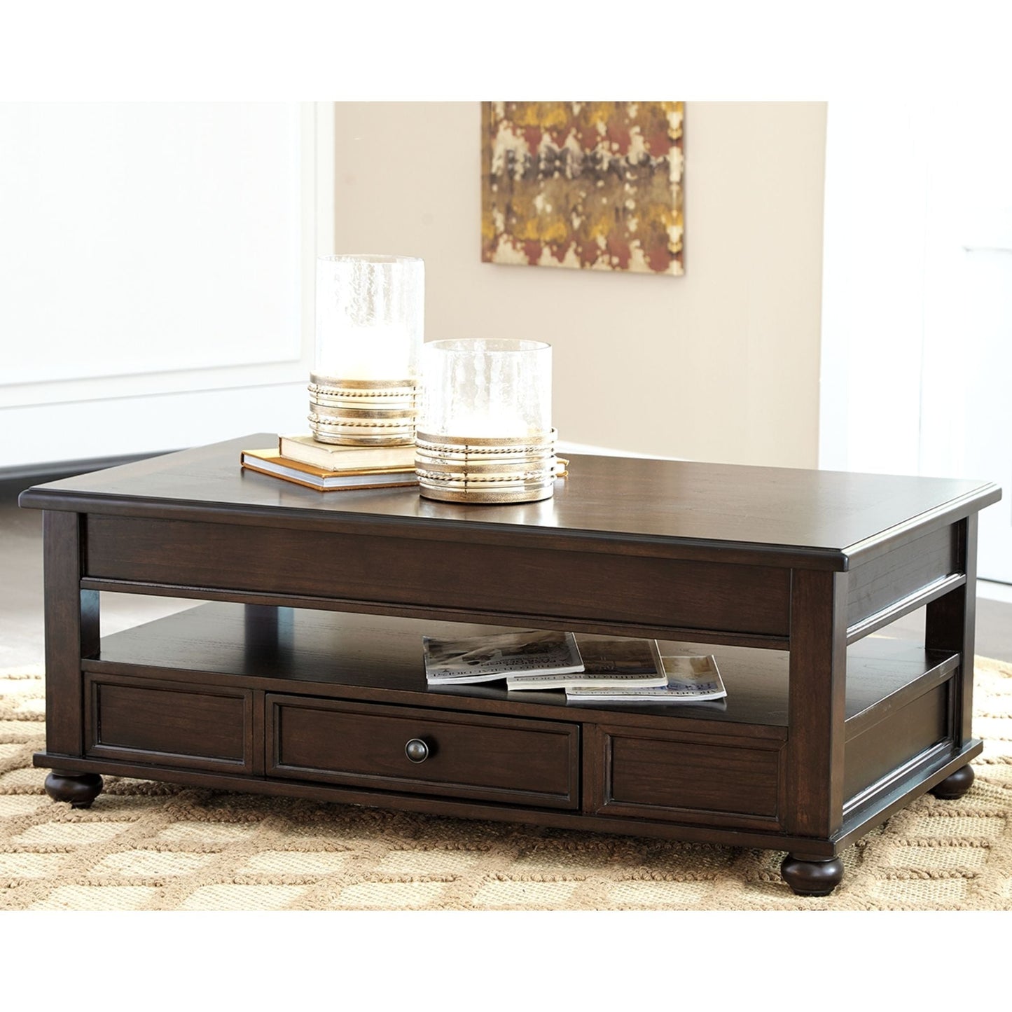 Barilanni Coffee Table with Lift Top