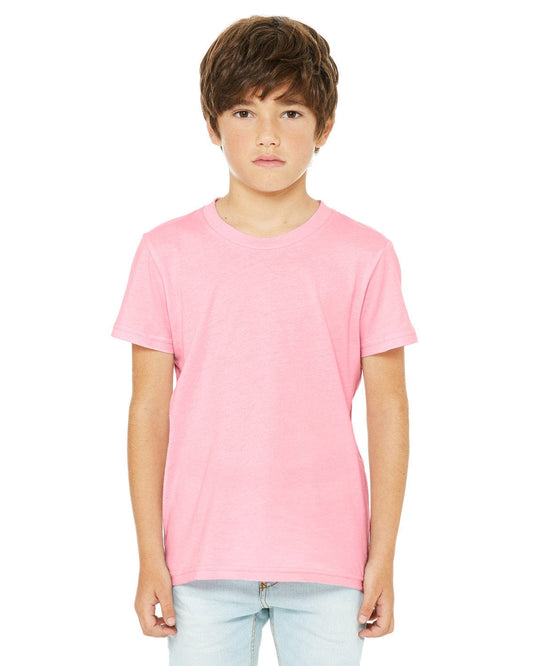 Bella+Canvas Youth Short Sleeve T-Shirt | Pink