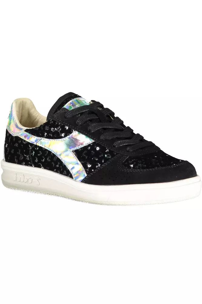 Diadora Chic  Lace-Up Sneakers with Contrasting Women's Details