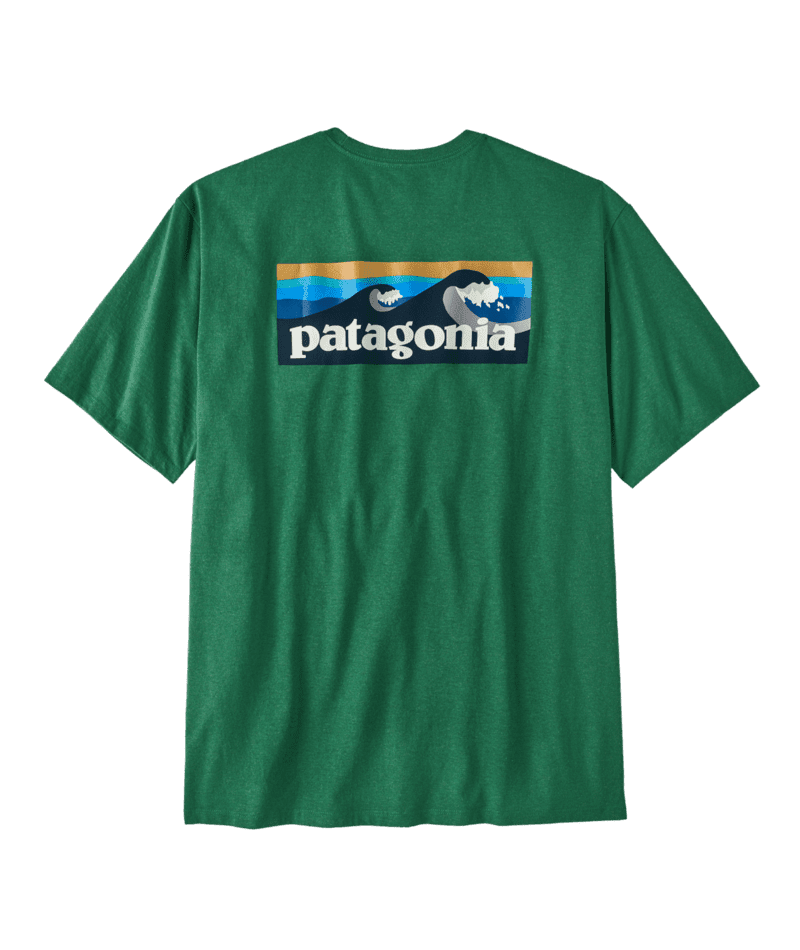 PATAGONIA Boardshort Logo Pocket Responsibili-Tee T-Shirt Gather Green