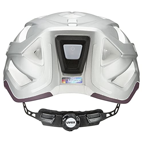 Uvex Unisex Uvex City Active Silver Plum Mat 56-60 Bike Helmet