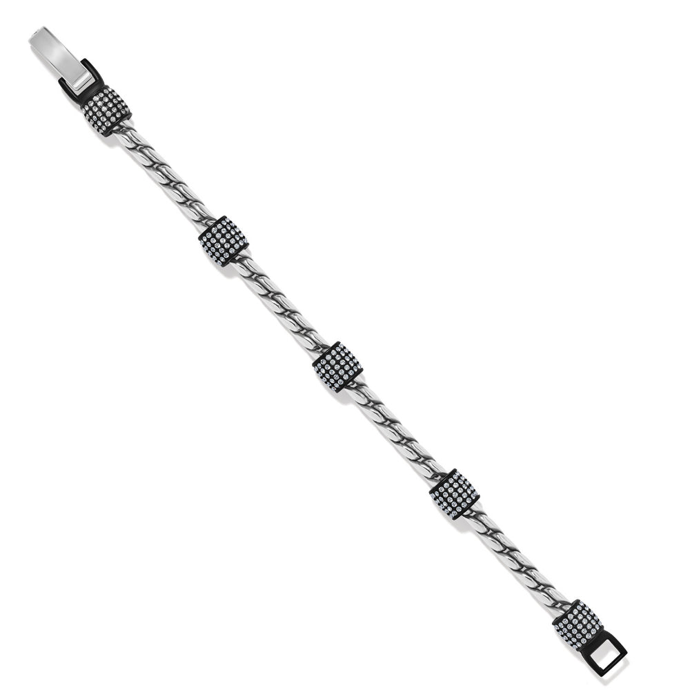 Brighton Meridian Bracelet- Black/Silver