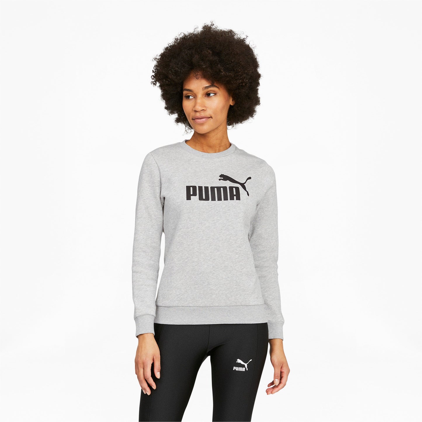 PUMA Women's Essentials Logo Crew Neck Sweater