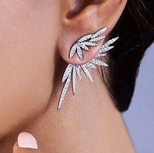 Crystal Parrot Earrings