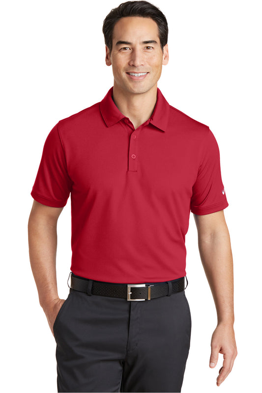 Nike Mens Icon Dri-Fit Moisture Wicking Short Sleeve Polo Shirt - Gym Red