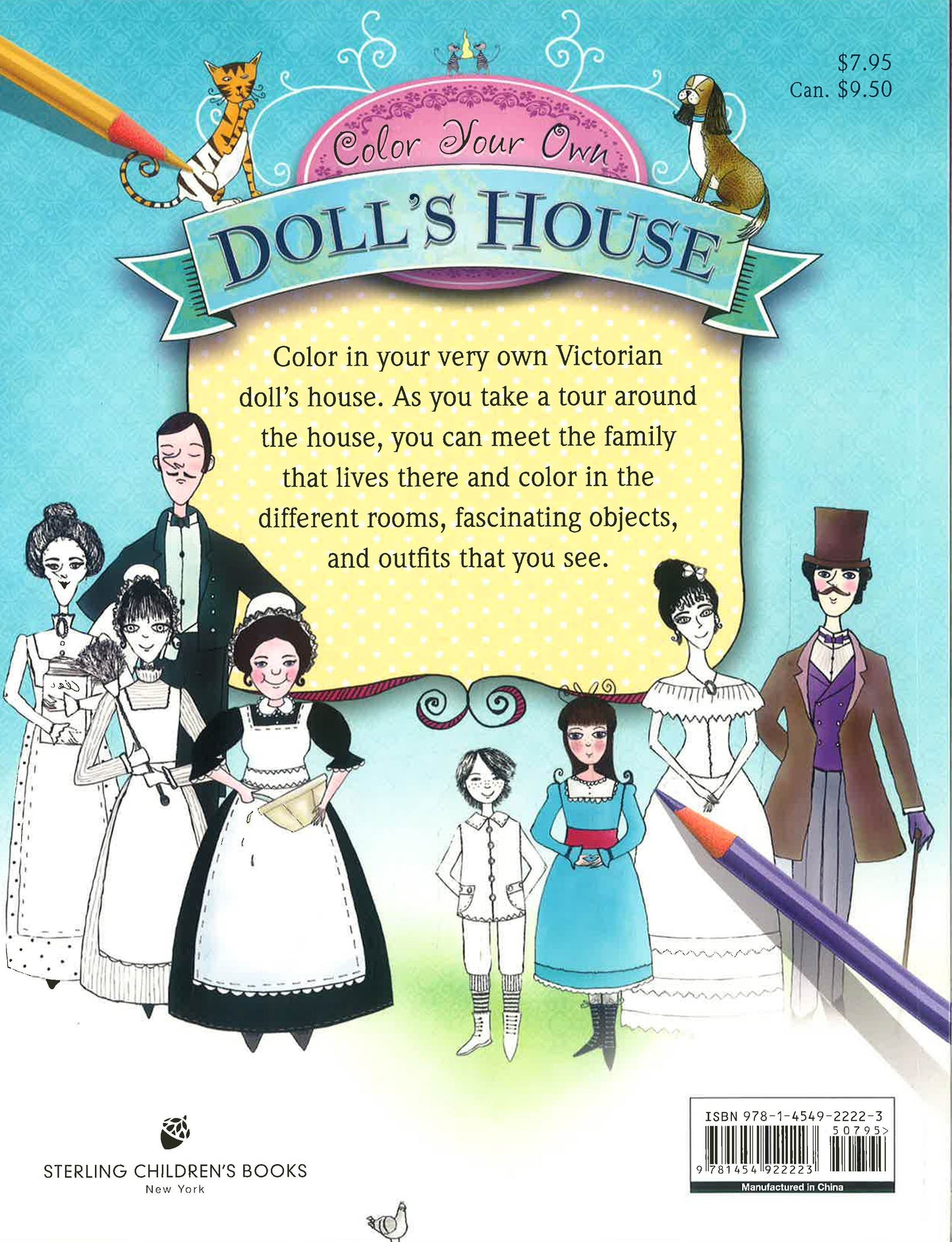 Color Your Own Doll's House