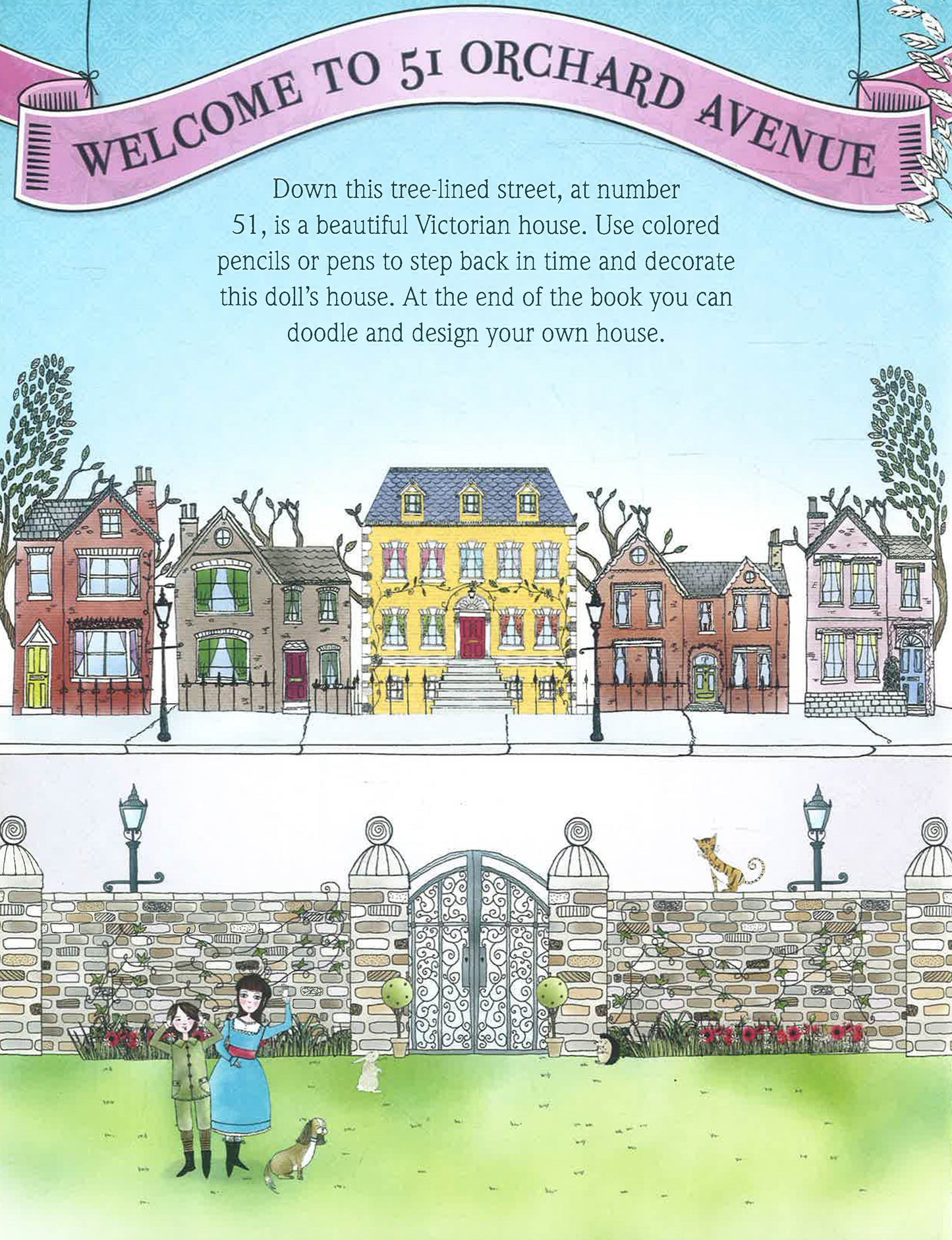 Color Your Own Doll's House