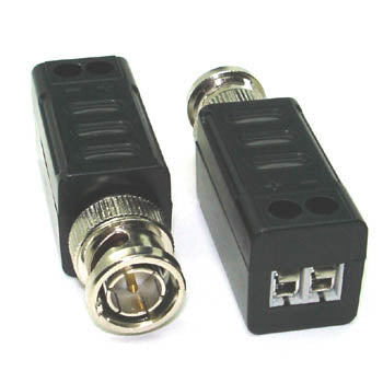 BCC4102SR - BNC PLUG TO 2POS TERMINAL BLOCK PASSIVE VIDEO BALUN SURGE PROTEC (2 pcs/pkg)