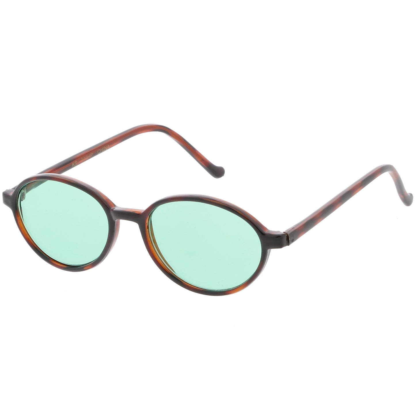 True Retro Oval Color Tone Indie Sunglasses C643