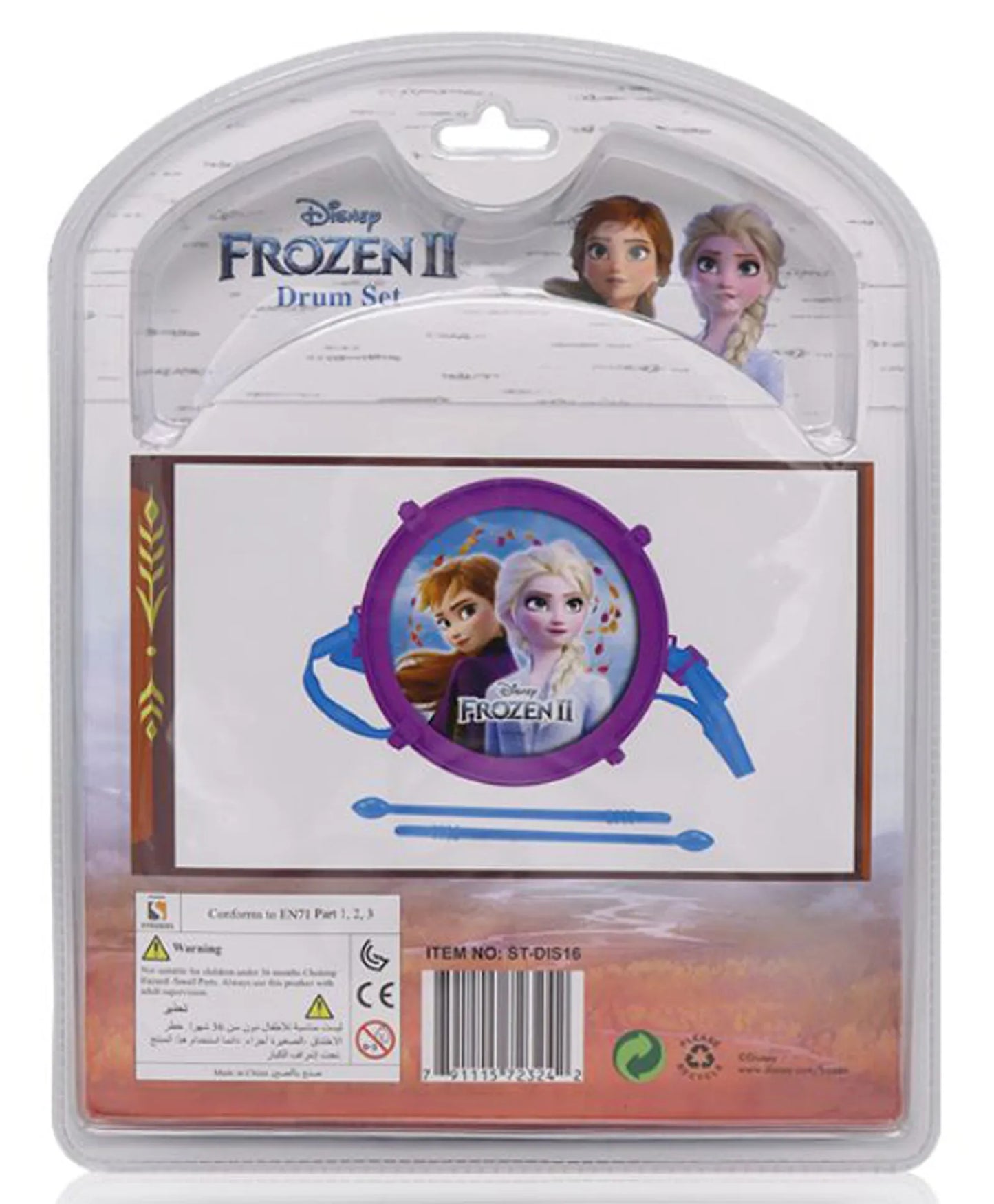 Disney Frozen 2 Drum Set - Purple