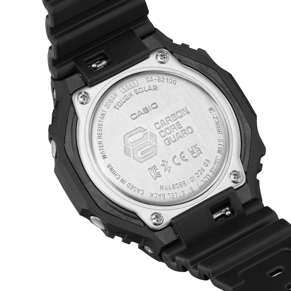 Casio G-Shock Digital-Analogue Black Resin Strap Men Watch GA-B2100BNR-1ADR