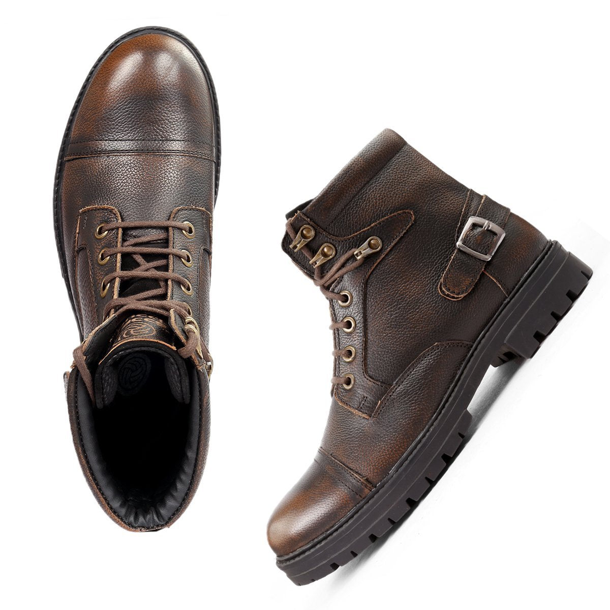 Bacca Bucci Street Fighter Chukka Derby Boots for Men | Motorcycle Boots