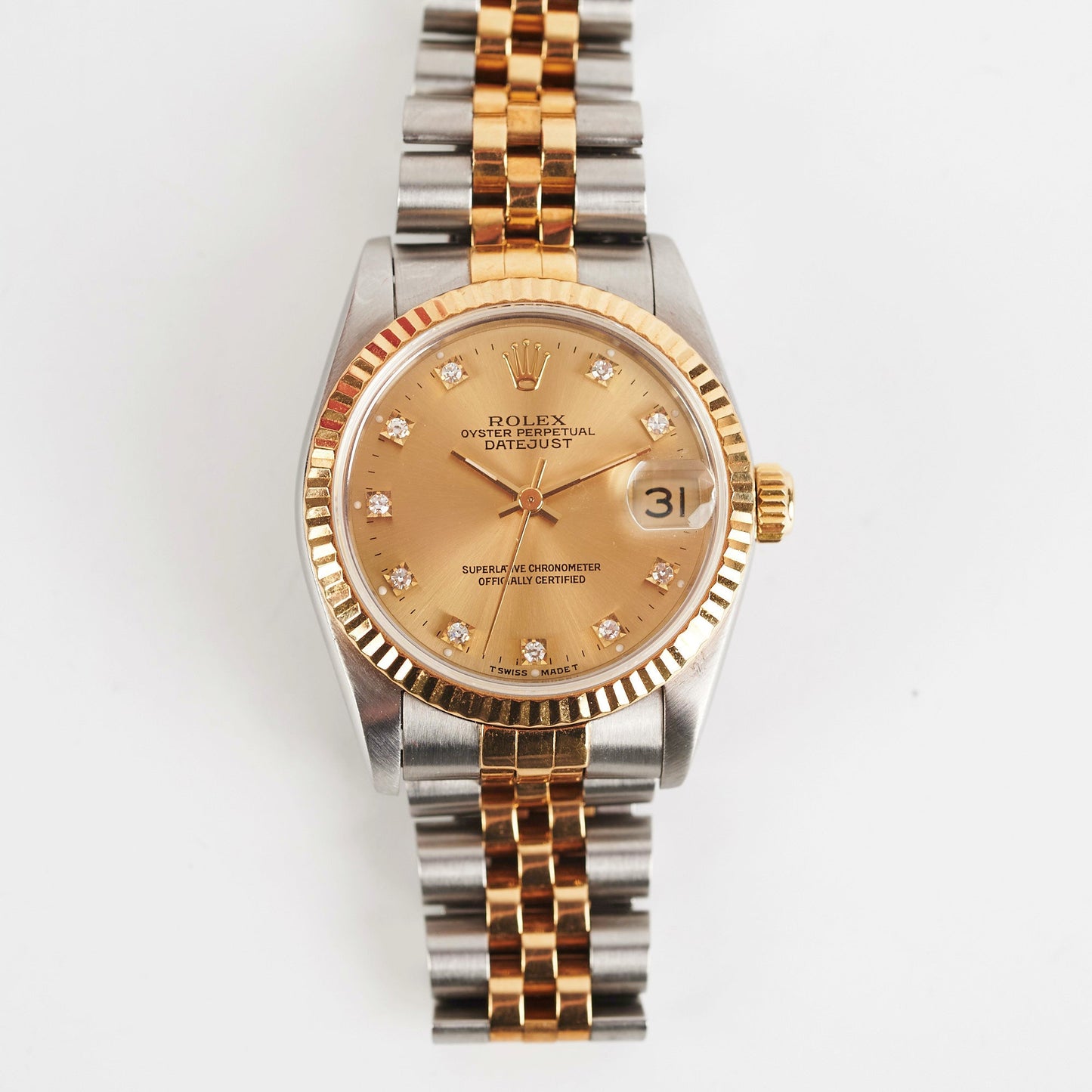 Rolex Datejust 31 Two Toned with Diamonds