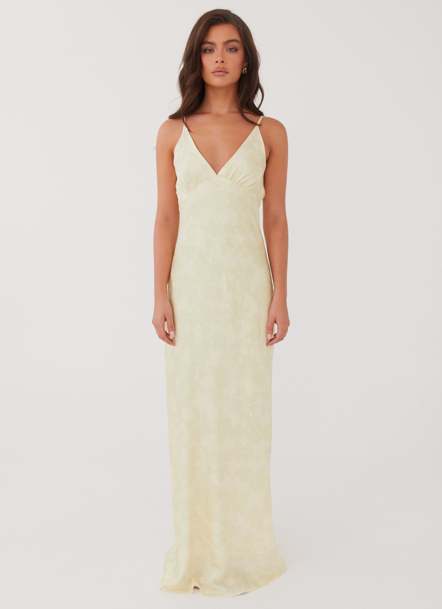 Sorrento Sun Maxi Dress - Yellow Floral