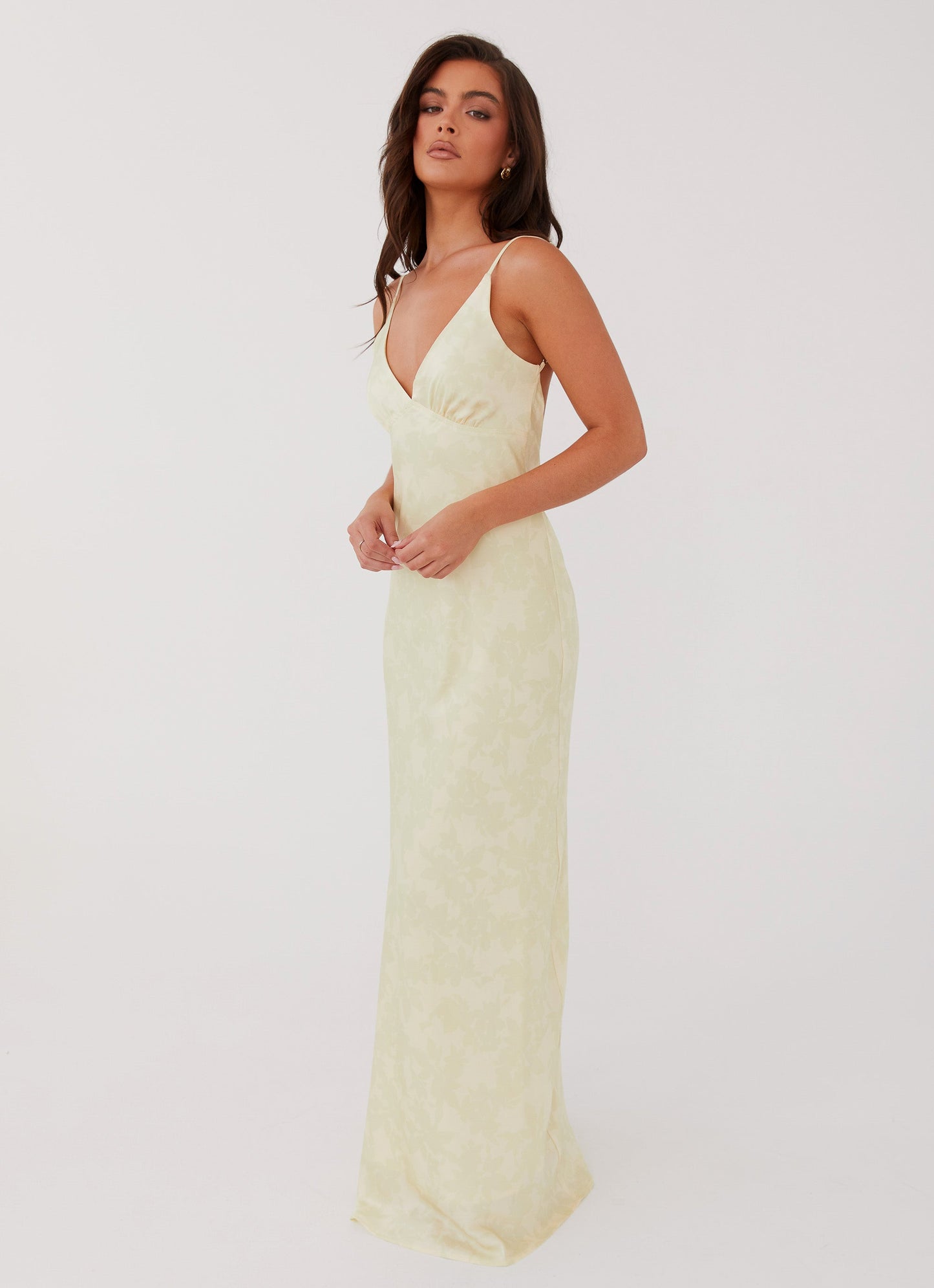 Sorrento Sun Maxi Dress - Yellow Floral