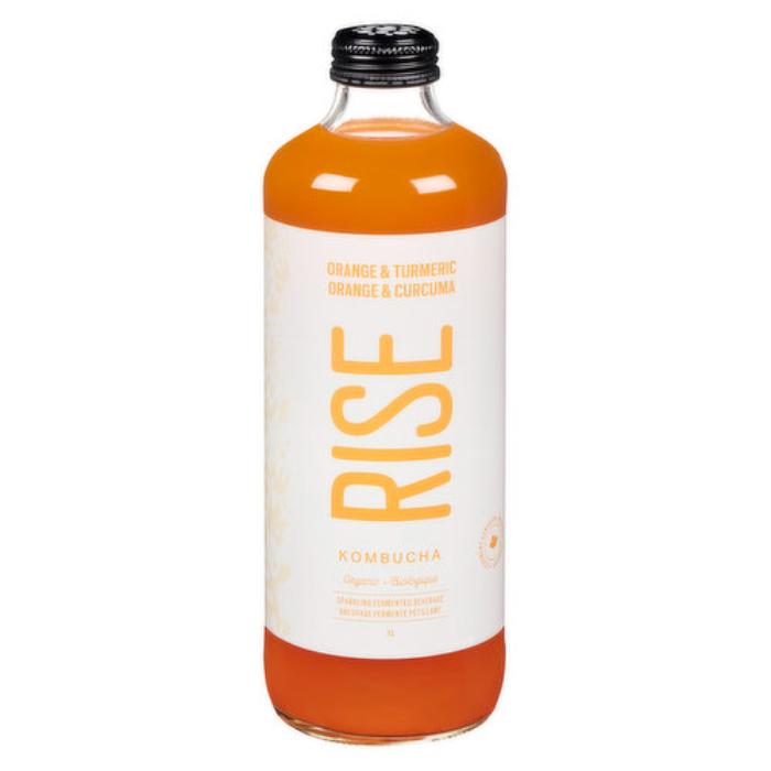 Rise Kombucha - Rise Organic Orange & Turmeric Kombucha | Multiple Sizes