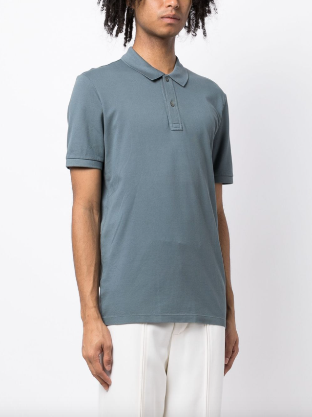 Gucci logo-print cotton polo shirt