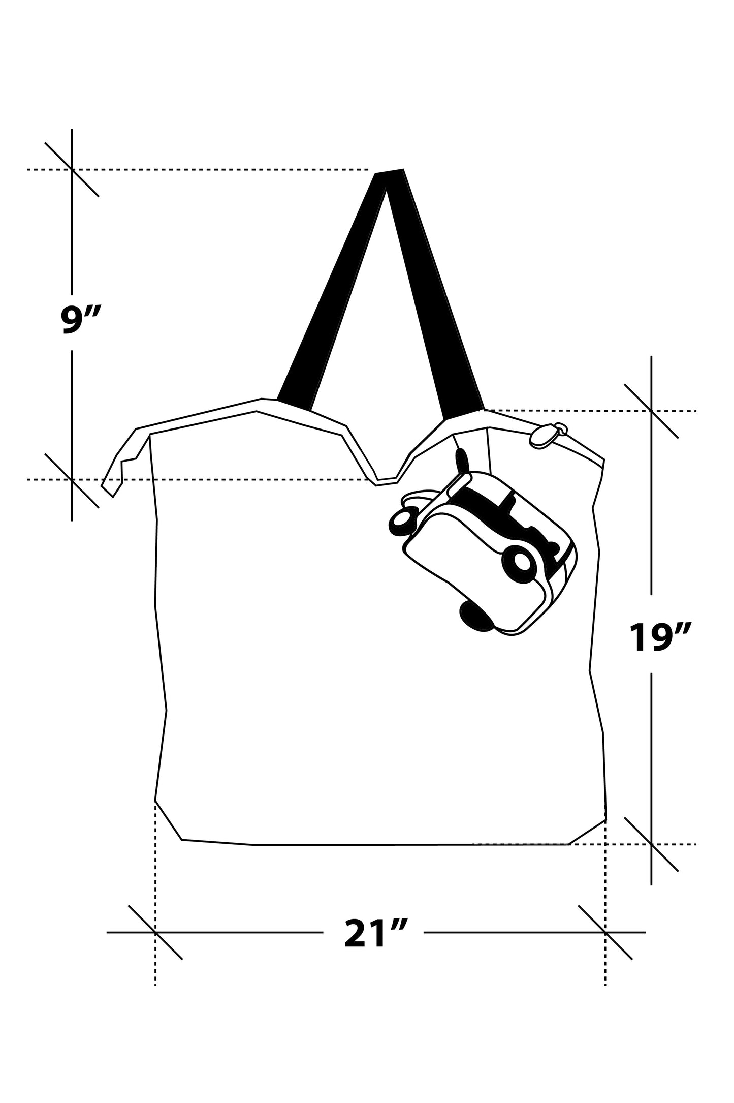 TUK TUK FOLDABLE AARON - L : Brown / Orange