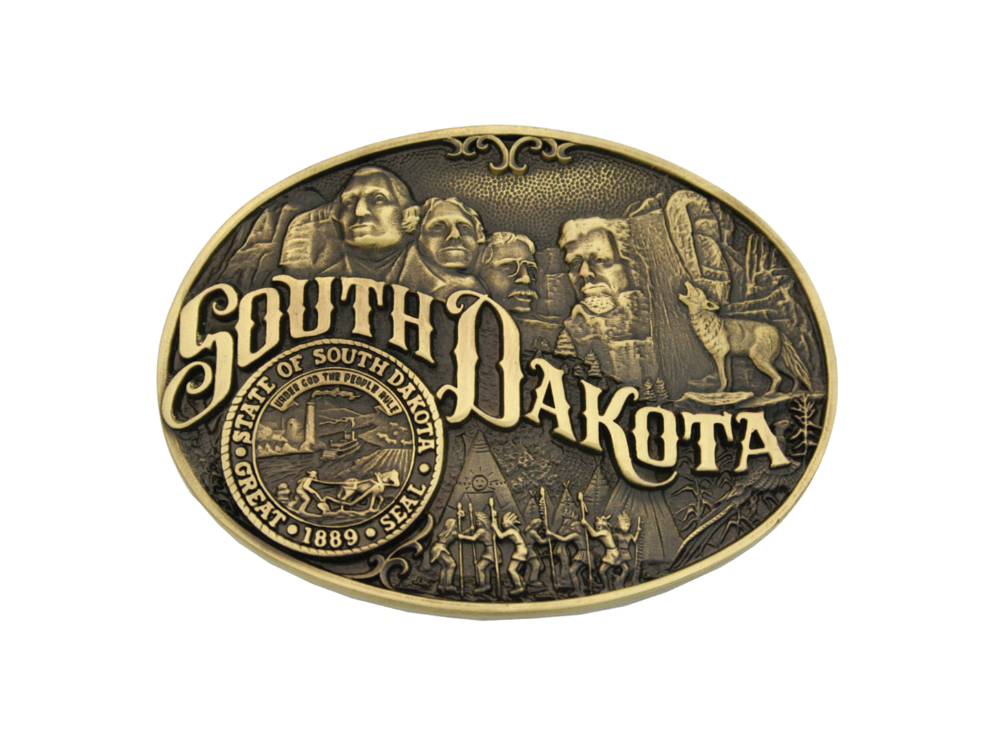 South Dakota State Buckle