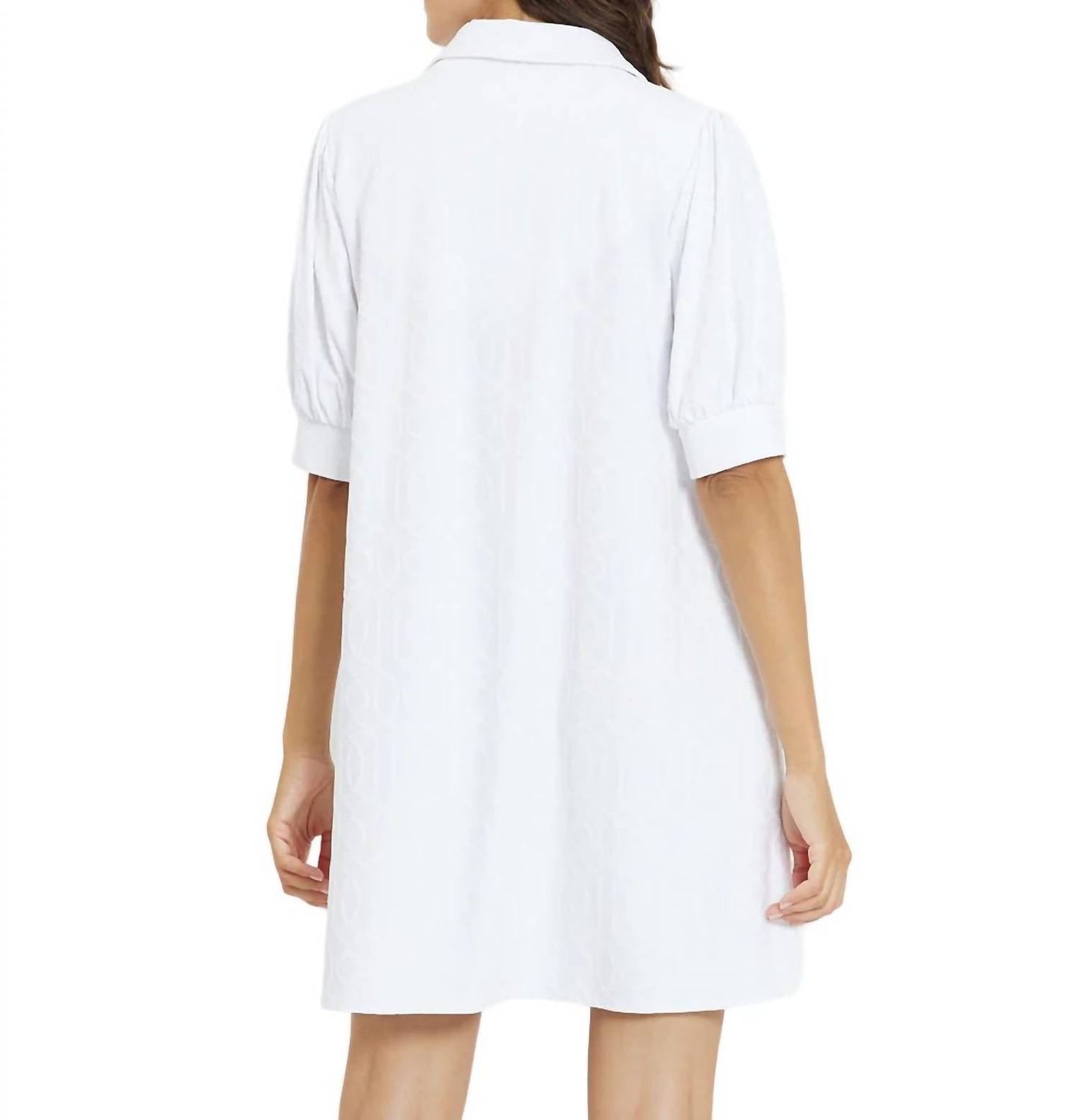 Emerson Dress In Garden Gate White