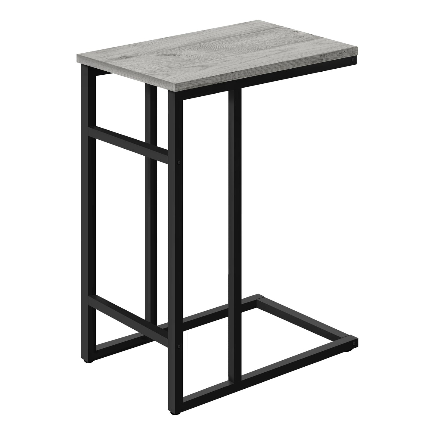 Accent Table - 24"H / Grey / Black Metal