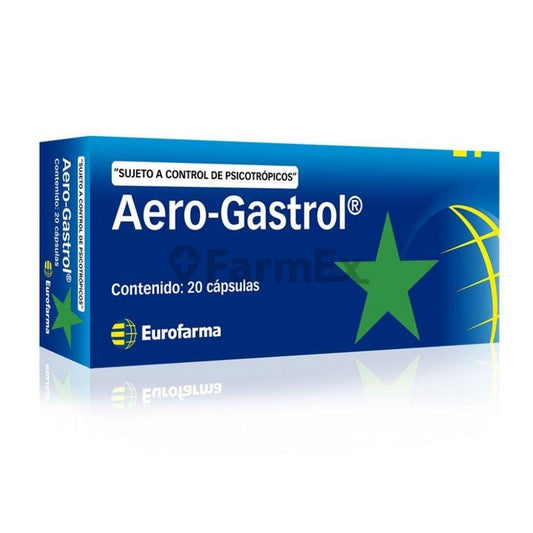 Aerogastrol x 20 cápsulas.