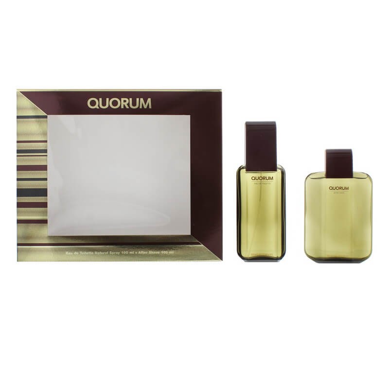 Antonio Puig Quorum 2pc Set 100ml EDT (M)