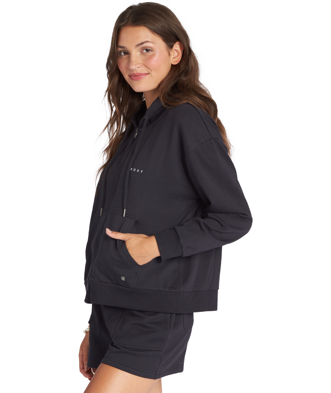 Roxy Evening Hike A Sweatshirt-Anthracite