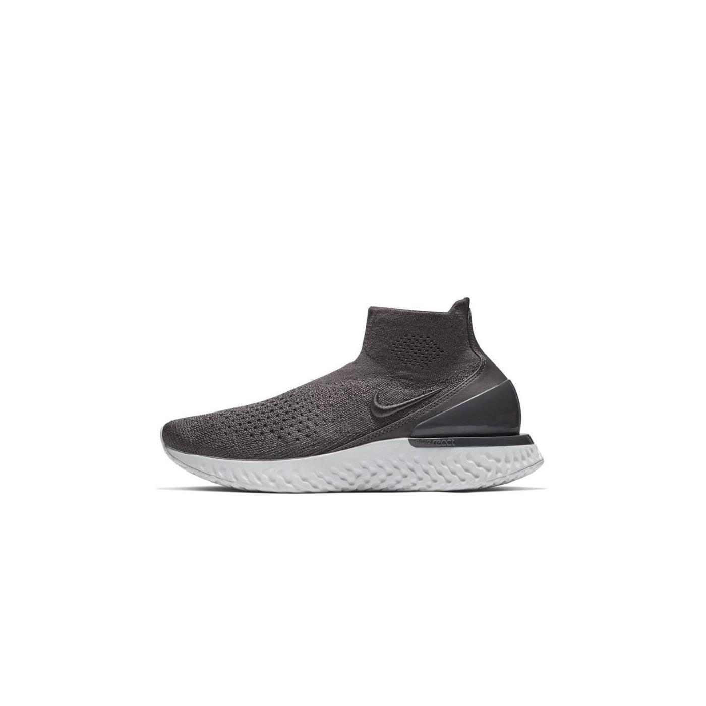 Baskets Nike Rise React Flyknit - Ref. Av5553-004 - Gris - Femme