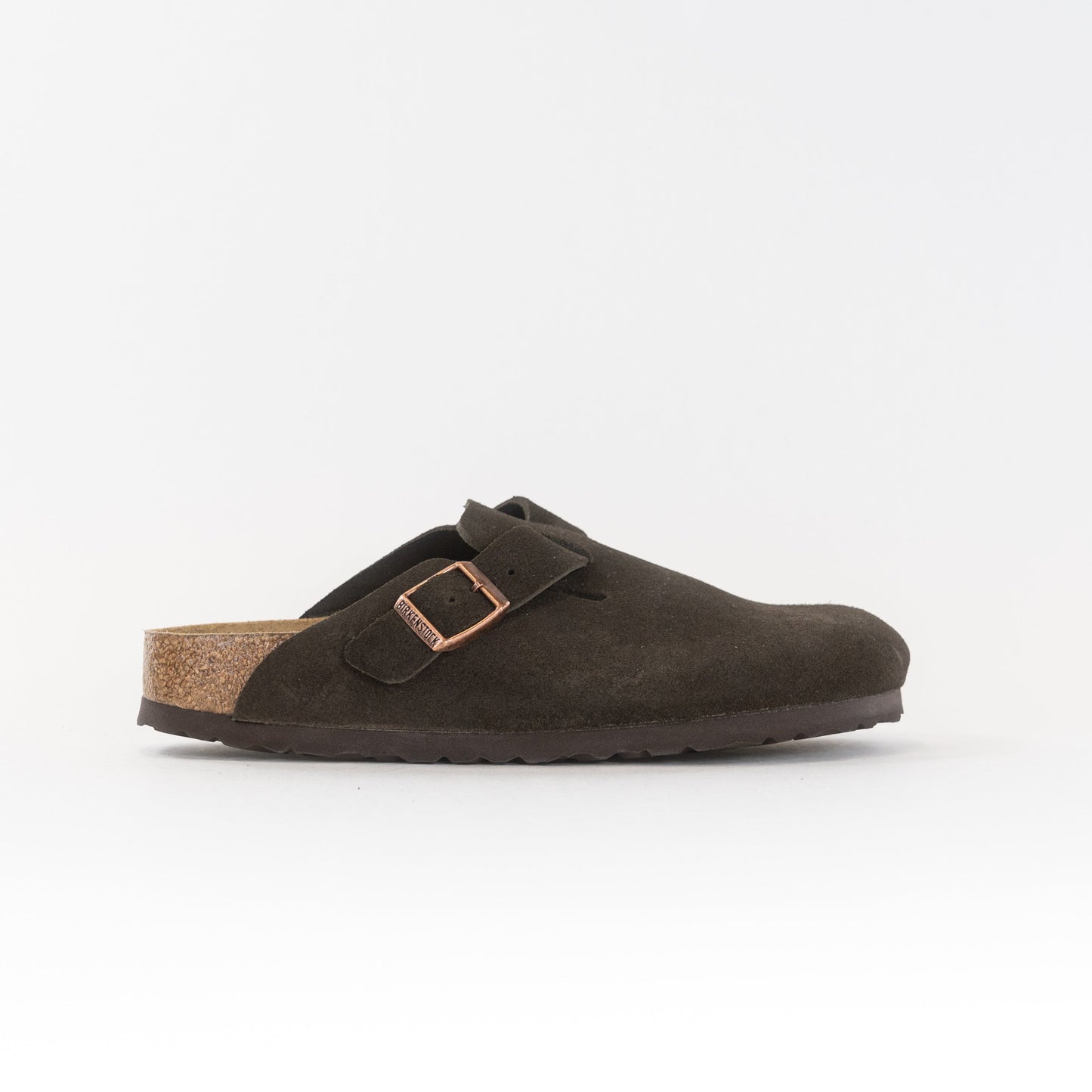 Birkenstock Boston Soft Footbed (Unisex) - Mocha Suede