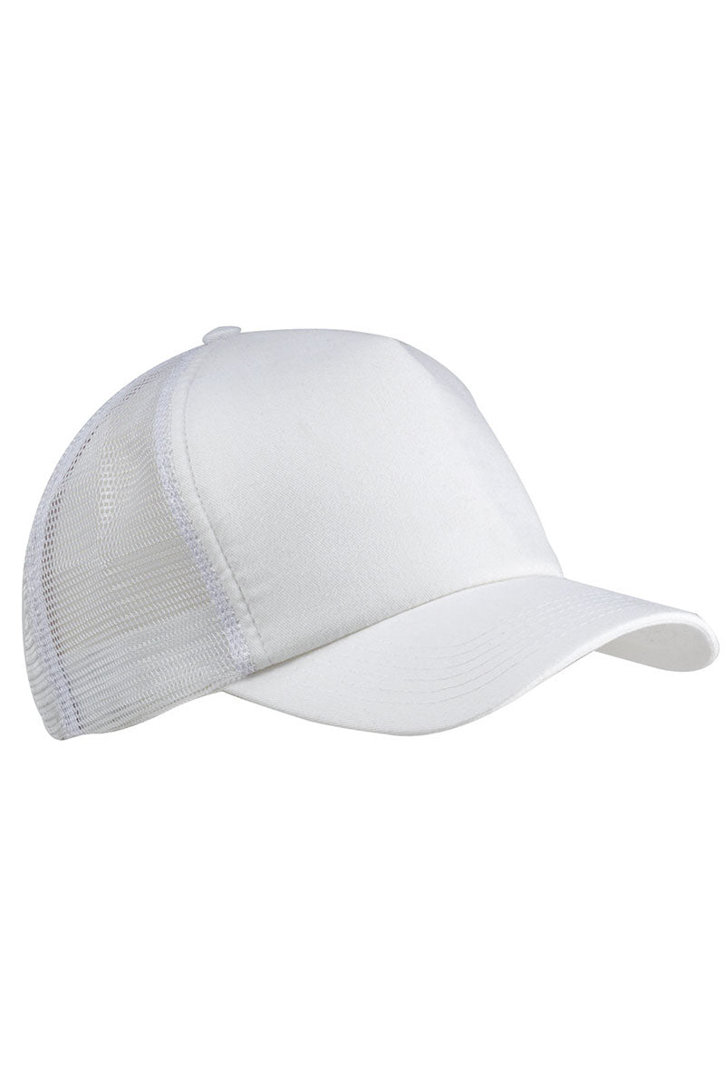 Check It Out Mama Green Twill Front Mesh Trucker Cap