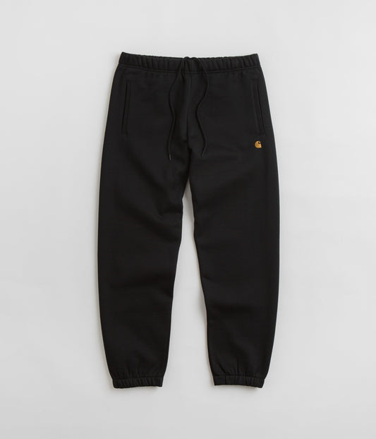 Carhartt Chase Sweatpants - Black / Gold