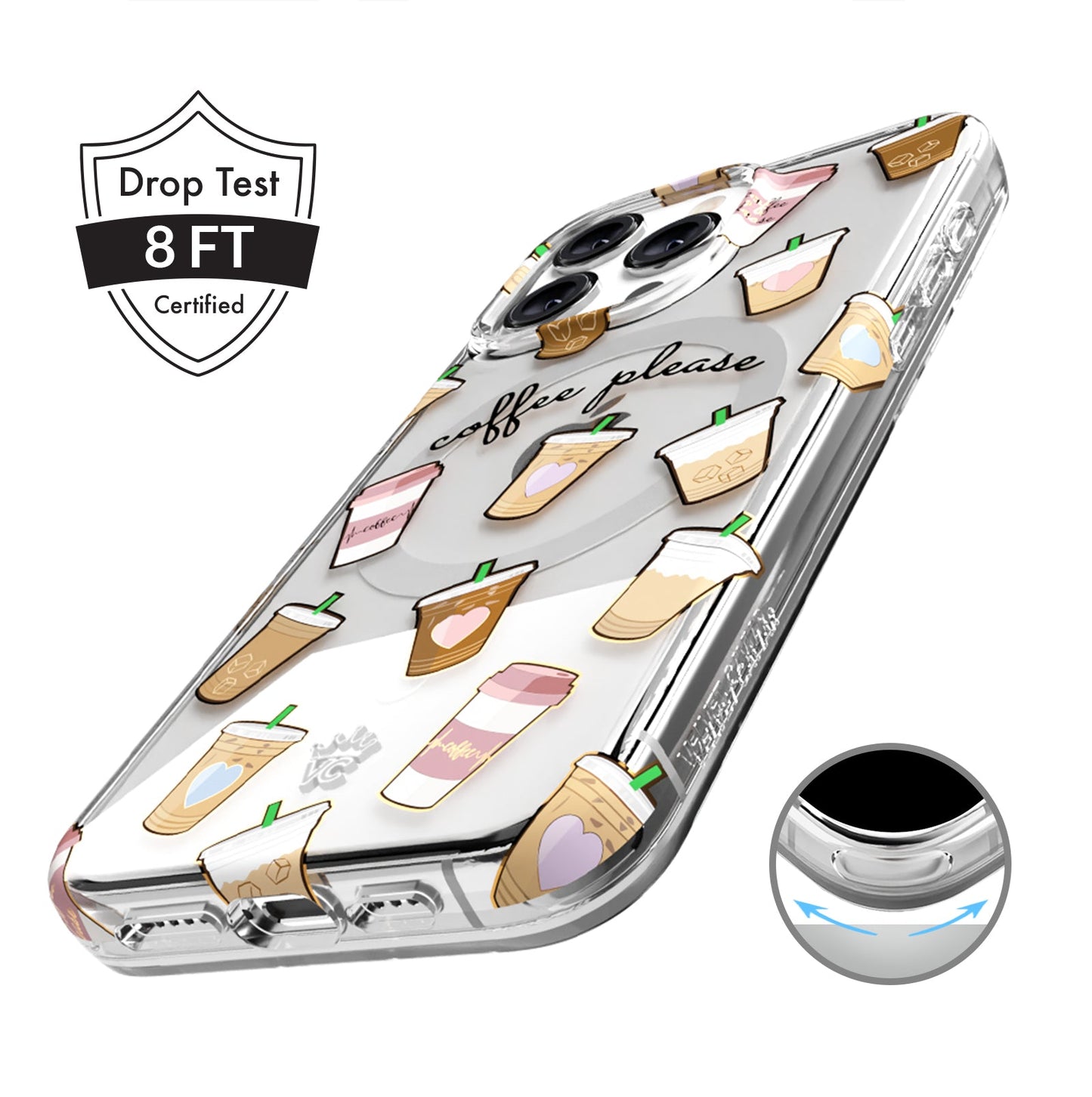 Coffee First iPhone Clear Case