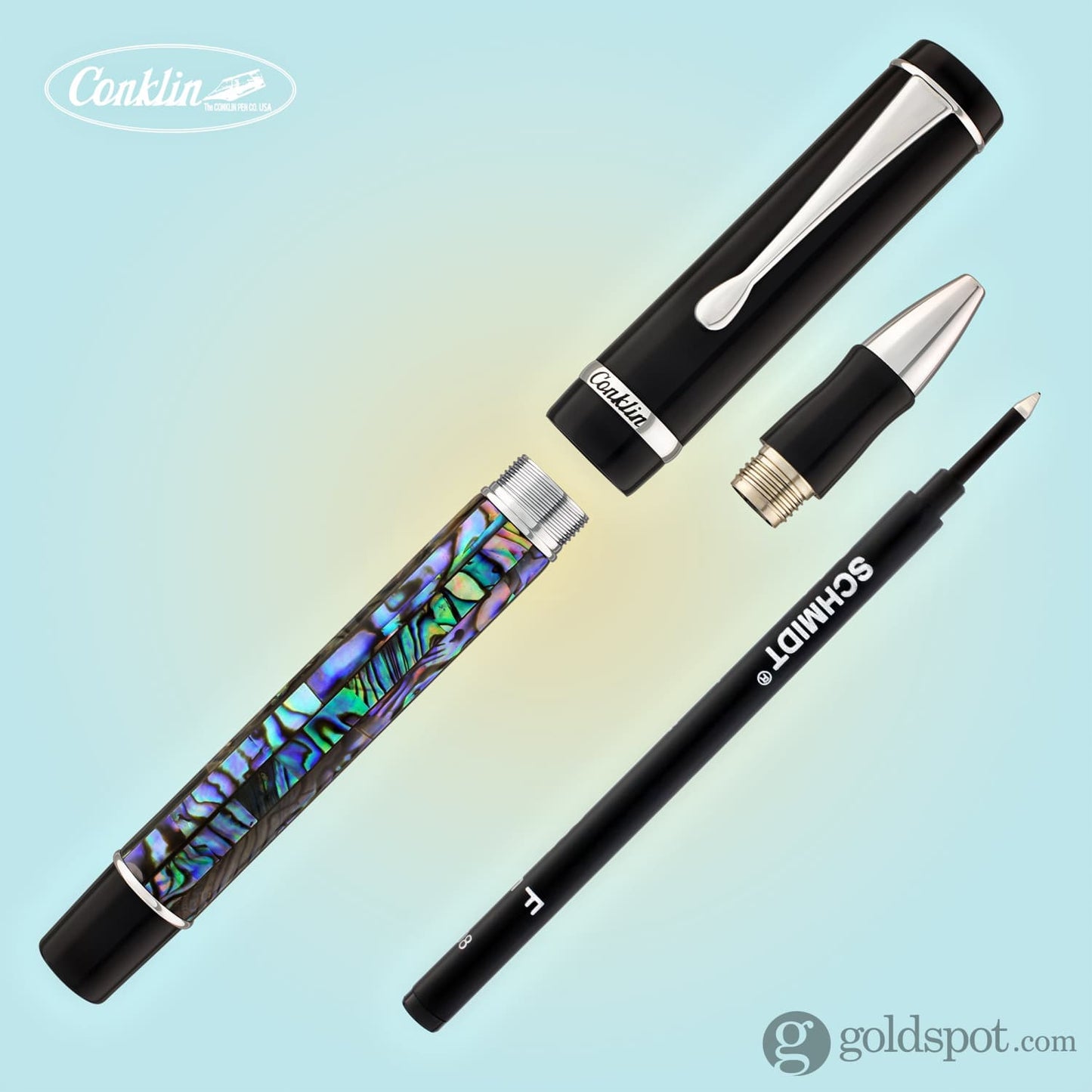 Conklin Duragraph Rollerball Pen in Abalone Nights