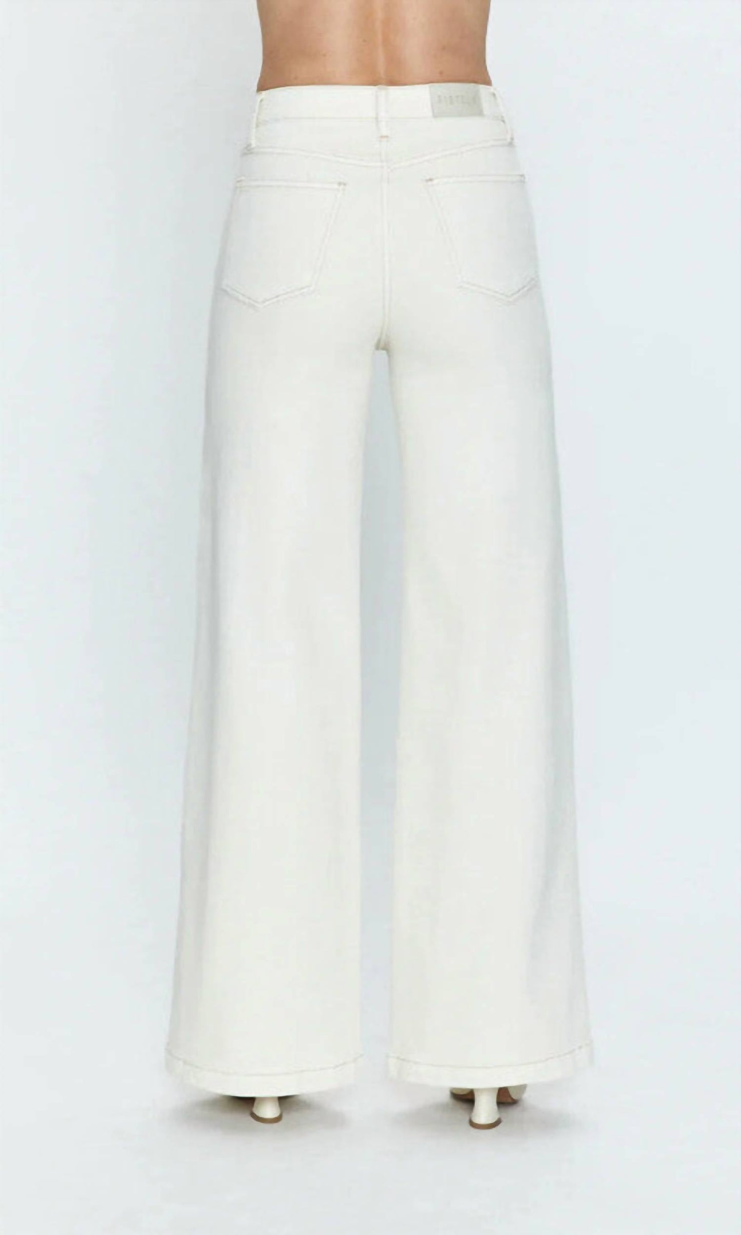 Women's Lana High Rise Ultra Wide Jeans In White