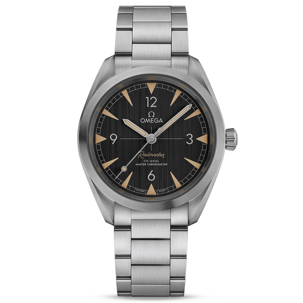 Omega Men's Black dial Watch