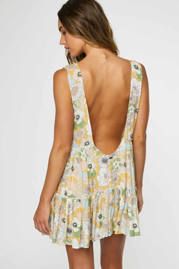 O'Neill Linnet Printed Dress-Mimosa