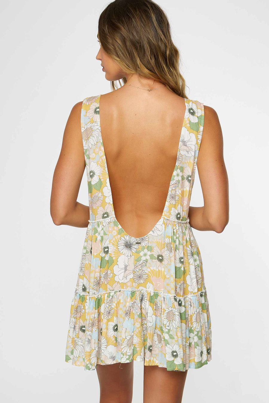 O'Neill Linnet Printed Dress-Mimosa