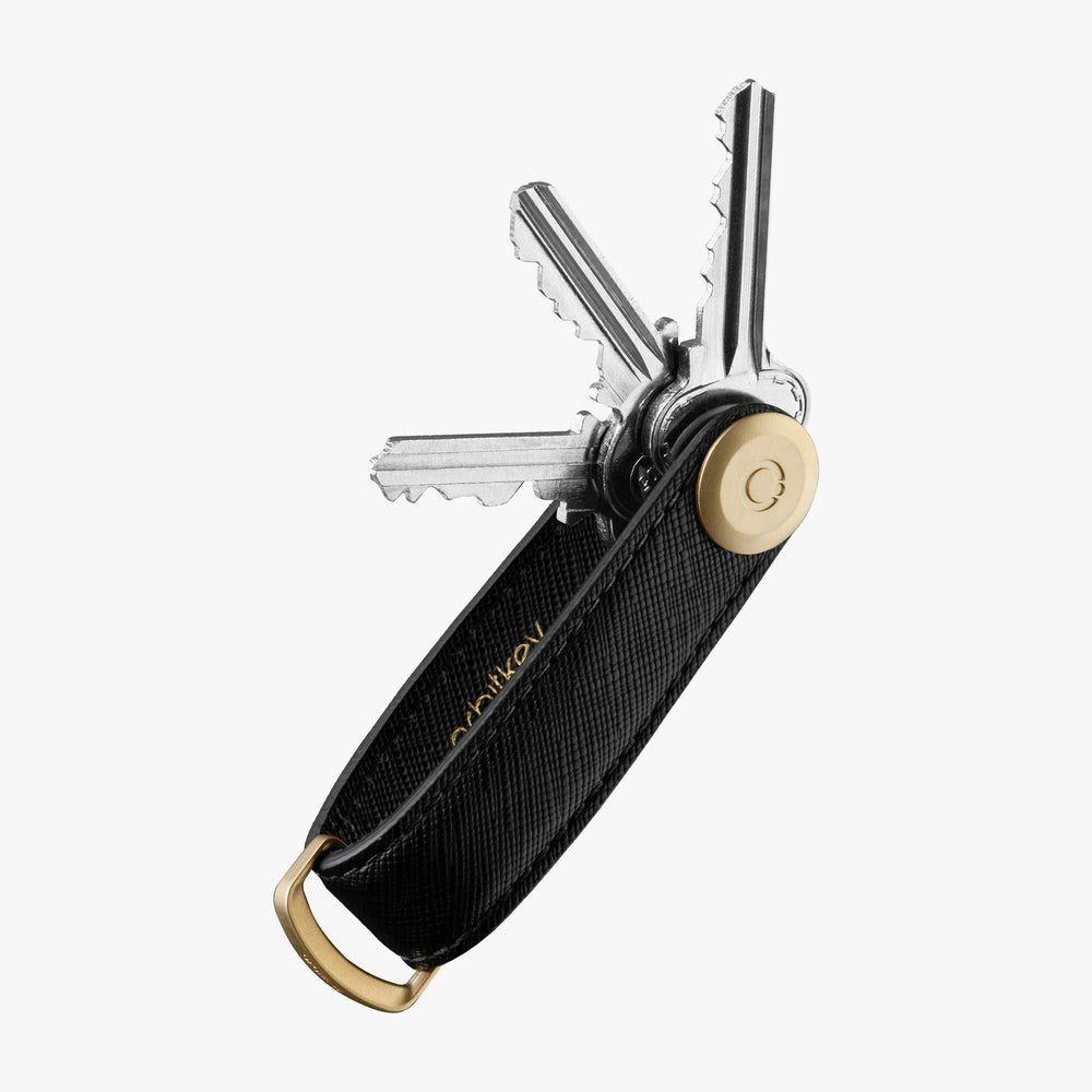 Orbitkey: 2.0 Saffiano Leather Liquorice Black